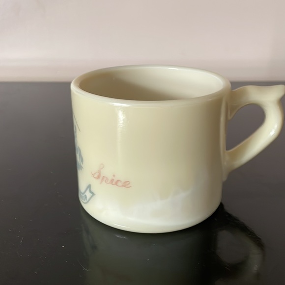 Old Spice Shaving Mug White Glass with Logo Old but like New - Picture 3 of 9